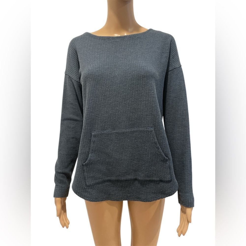 Lilla P Cozy Textured Long Sleeve Top size S
